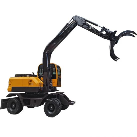 Scrap With Grab excavator